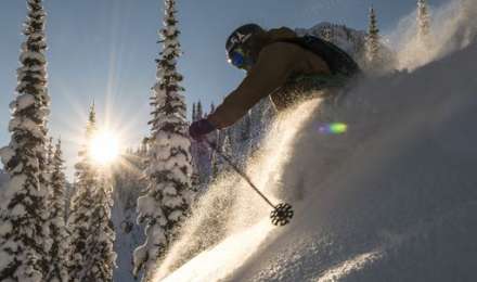 Fernie catskiing with island Lake Catskiing