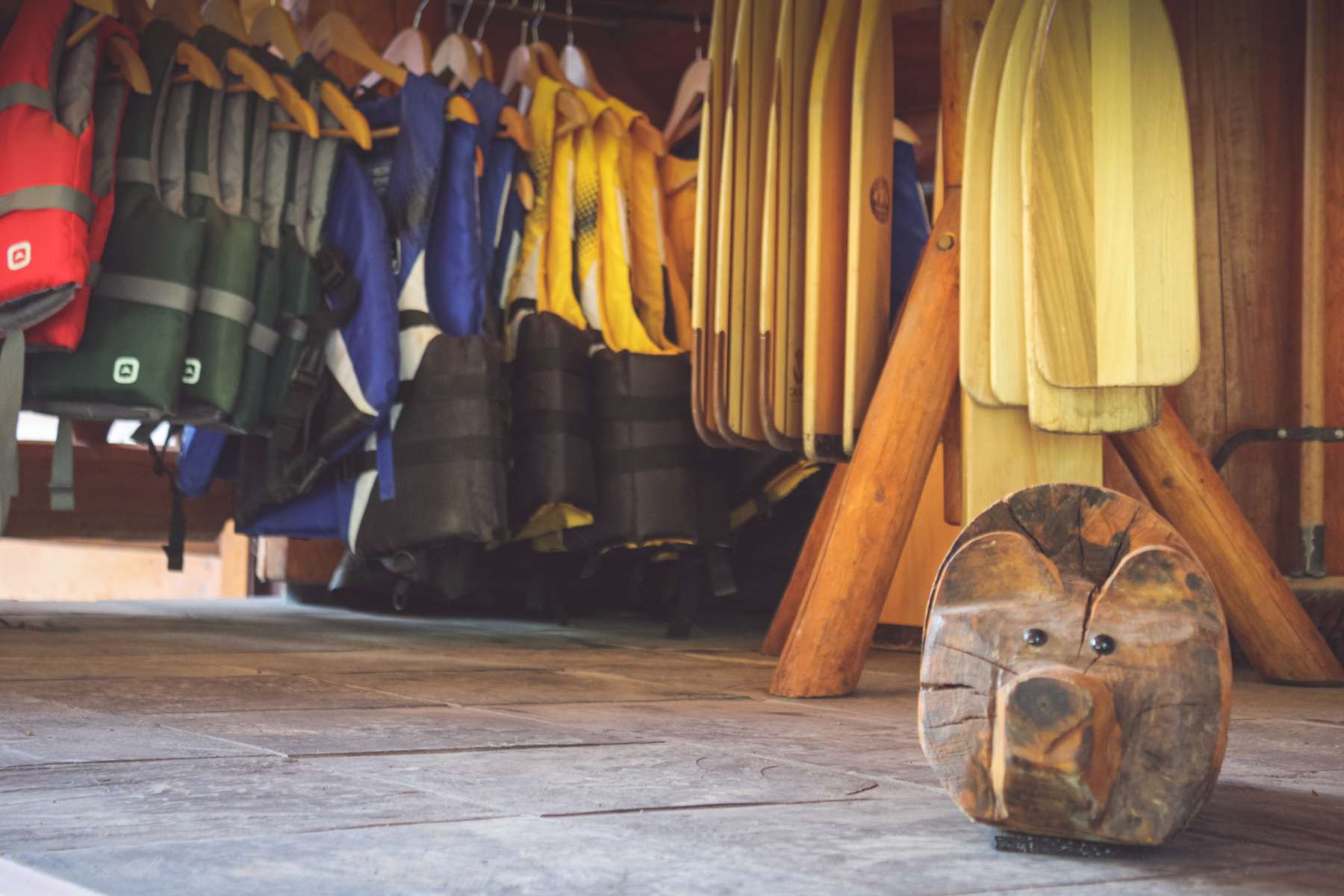 Canoe rentals at Island Lake Lodge 